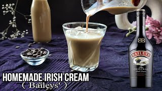 Homemade Irish Cream  Cheaper and Simple Homemade Irish Cream recipe  How to make Baileys at home [upl. by Anuahc]