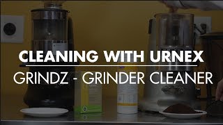 Cleaning with Urnex  Grindz  Grinder Cleaner [upl. by Allianora175]