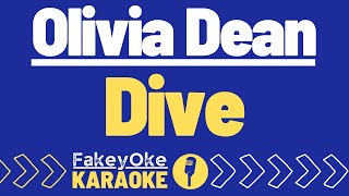 Olivia Dean  Dive Karaoke [upl. by Reltuc]