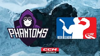 Phantoms vs Rebels  B2  12th March  IceHQ Beer League ice hockey [upl. by Brad343]