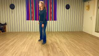 A Rattlesnake Kiss  Line Dance TEACH [upl. by Eninaj]