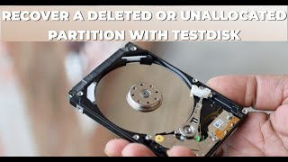 How to Recover a Deleted Partition with TestDisk [upl. by Keare662]