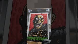 Return Of The Living Dead Tarman sketch cards by Pat Giles and Aaron Laurich The Dead have arrived [upl. by Bordie938]