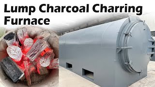 HighEfficiency Lump Charcoal Charring Furnace  EcoFriendly Charcoal Productioncharcoal [upl. by Eyr723]