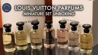 Louis Vuitton Parfums Miniature Set Unboxing [upl. by Hurd117]