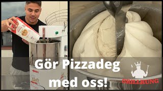 Enkelt sätt att göra Napolitansk Pizzadeg [upl. by Atoiganap]