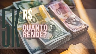 Quanto Rende 5 Mil Reais Investidos Cheguei aos 5 Mil Reais em Investimentos 💰📈 [upl. by Navaj]