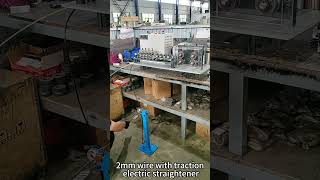 automaticcoilroundbarstraightener machine copperhoren wire straightening machine manufacturer [upl. by Anett]