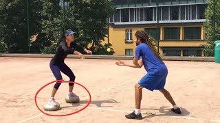 Hsieh Su Wei UNORTHODOX Tennis Training for 2024 [upl. by Dnallor659]