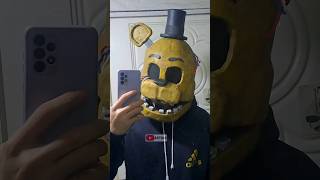 GOLDEN FREDDY MASK tutorial Five Nights at Freddys fnaf mask fivenightsatfreddys [upl. by Stalker]