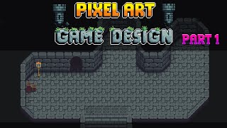 Pixel Art  Game Design Dungeon  Timelapse 1 [upl. by Adaran]