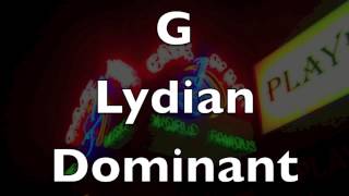 Lydian Dominant Scale  Groove Jam Backing Track [upl. by Guillemette]