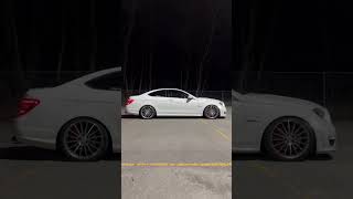 Straight Pipe C63 AMG Pullsexternal audio [upl. by Noivaz897]