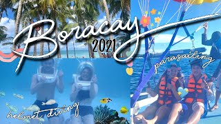 BORACAY 2021 where to eat water activities requirements Henann Palm  parasailing helmet diving [upl. by Arlette]