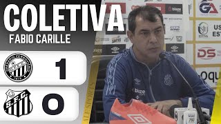 COLETIVA CARILLE  OPERÁRIO X SANTOS  PÓS JOGO DO PEIXE [upl. by Libnah]