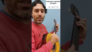 Como tocar Cadencia Española AndaluzaFrigia en Zamba cadencia española frigia zamba guitarra [upl. by Nairdad]