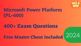 Microsoft Power Platform PL600 Exam Dumps amp Questions 2024 [upl. by Llireva]