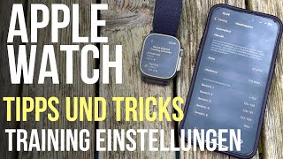 Apple Watch Sport und Fitness App richtig einstellen [upl. by Bonns]