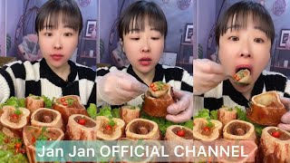 MUKBANG beef bone marrow ASMR  The best of delicious Jan Jan food 311 [upl. by Ciprian522]