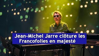 JeanMichel Jarre clôture les Francofolies en majesté  DRM News Français [upl. by Lumbard705]