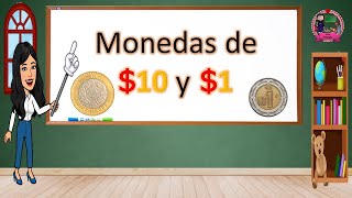 Monedas de 10 y monedas de 1 [upl. by Ahsaele]