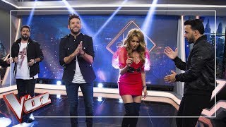 Luis Fonsi Paulina Rubio Pablo López y Antonio Orozco aconsejan a sus talents de La Voz [upl. by Violet]