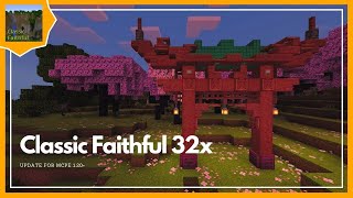 CLASSIC FAITHFUL 32x32  TEXTURE PACK MCPE 120 [upl. by Maddeu]