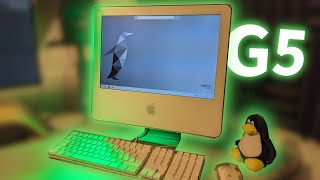 Modern Linux on an iMac G5 Adélie Linux rebound [upl. by Uriiah]