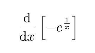 Derivative of e1x [upl. by Andres929]