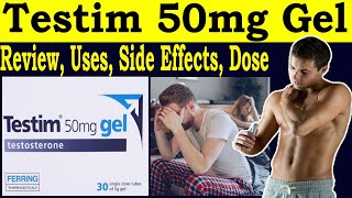 Testim Gel Reviews  Testosterone gel 50 mg uses Side Effects Dose Warning [upl. by Hnahc]