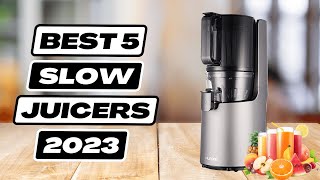 5 Best Slow Juicers 2023 [upl. by Kassel612]