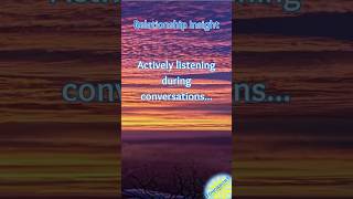 Actively Listen to Build Deeper Connections 👂 shorts communication relationships [upl. by Eidnalem]