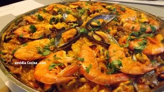 Paella de Marisco  Receta fácil  Tonio Cocina [upl. by Einad]