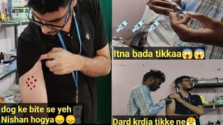 Rabies ke abhi 4 injection aur lgege😞Zakham bhi hona start hogya yeh toh😱Jashan Verma [upl. by Siuqram47]