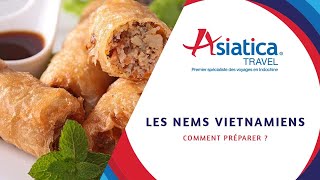 Les nems vietnamiens  Comment préparer [upl. by Resaec]