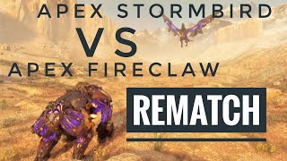 Rematch Apex Fireclaw vs Apex Stormbird Horizon Forbidden West [upl. by Bethany]