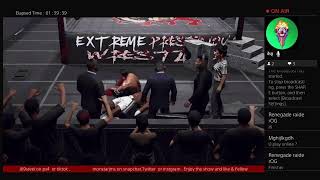 j69steels Live PS4 Broadcast wwe2k24 extreme prestigious wrestling fist of fury October 24 2024 [upl. by Gilberte]