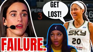 Chicago Sky Player Tells CAITLIN CLARK FANS to quotGET LOSTquot After Angel Reese Foul WNBA FAILURE [upl. by Ecyob]