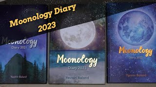 Moonology Diary 2023  Flip through and Review [upl. by Yelnikcm]