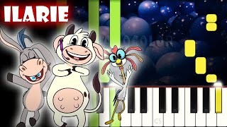 Ilarie  Piano Cover  Tutorial  Karaoke [upl. by Adnawt]