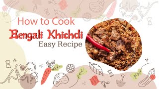 How to Cook bengali khichdiEasyTehari recipebeef tehariBanglali recipe [upl. by Monah]