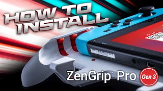 How to Install  Satisfye ZenGrip Pro for OLED amp OG New 2022 [upl. by Akihsar]