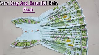 Beautiful Baby Frock Cutting and Stitching  45 year baby girl midi dress Cutting and stitching [upl. by Steffi]