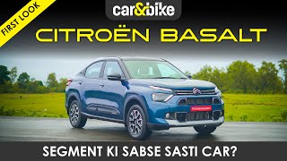 Citroën Basalt Coupe SUV Design Karega Kaam [upl. by Schlessel869]