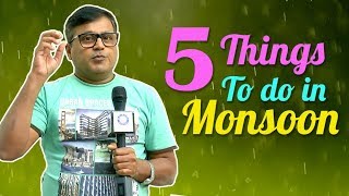 Quick 5 With Ramesh Wani  Top 5 Things To Do During Monsoon  Marathi Movie Shentimental 2017 [upl. by Lustick100]