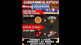 Cuadrangular Sub 23 Día 2 FINAL CD Las Animas vs CD Valdivia [upl. by Gnod]