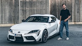 Toyota Supra manual tested  You need to get the new manual Supra NOW [upl. by Behlau371]