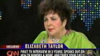 Elizabeth Taylor talks about Michael Jackson on Larry King [upl. by Nired]