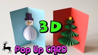 3D Pop Up Cards  Novogodišnje 3D čestitke [upl. by Nonah]