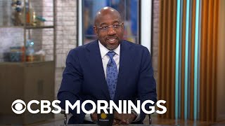 Sen Raphael Warnock on Jan 6 criminal referrals Title 42 and cryptocurrency [upl. by Gisela]